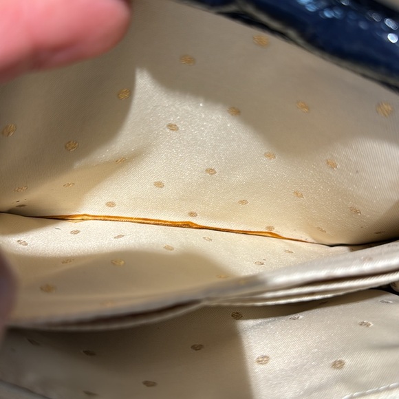 Kate Spade Mod Squad Purse Geometric with Gold Link Chain Strap Crossbody - Picture 10 of 14